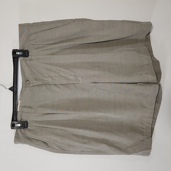 Dockers Recode Men's Size 38 Silk Washed Pleated Grey Shorts NWT Summer Vacation - Picture 1 of 11